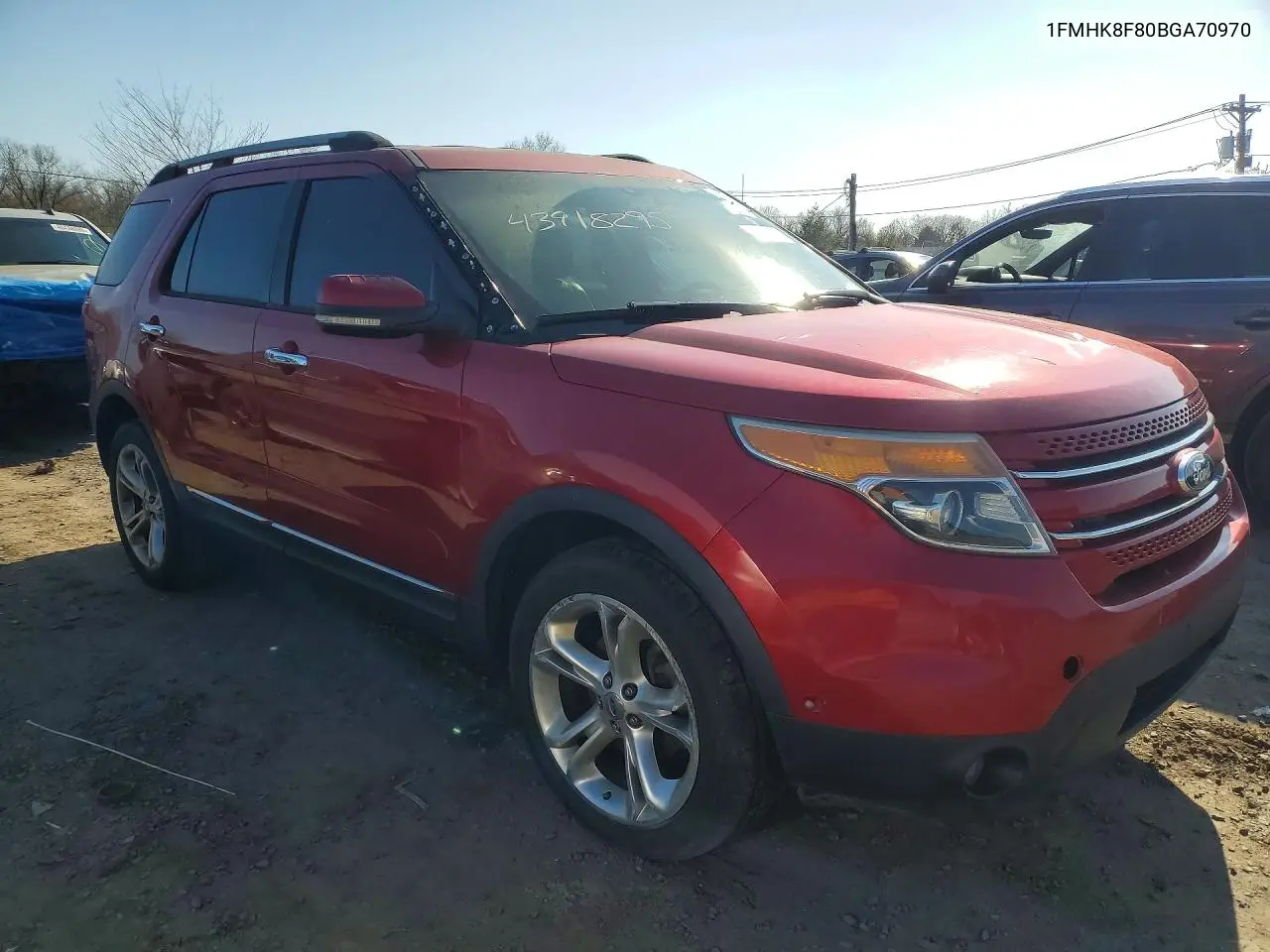 1FMHK8F80BGA70970 2011 Ford Explorer Limited