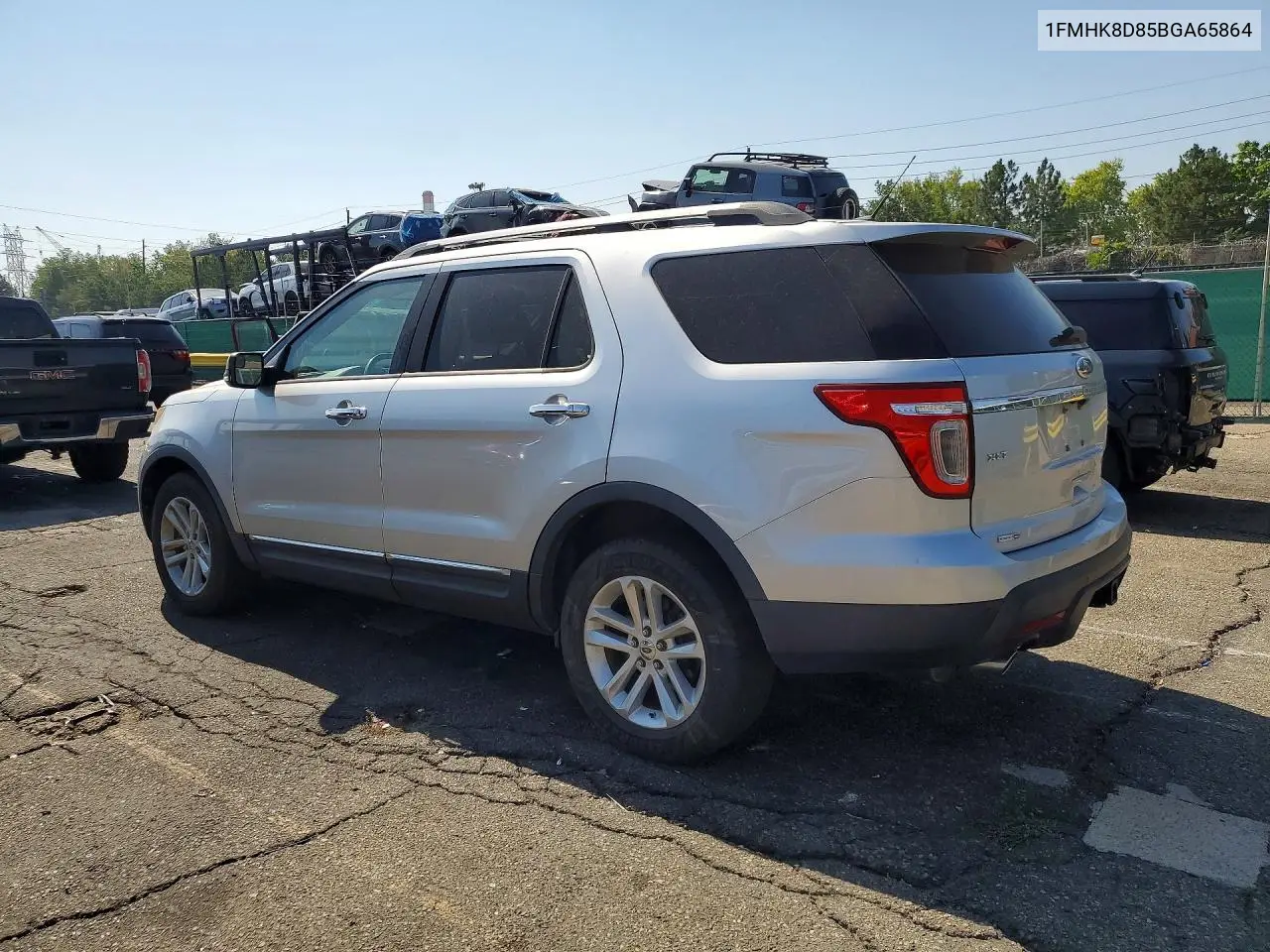 2011 Ford Explorer Xlt VIN: 1FMHK8D85BGA65864 Lot: 61982286