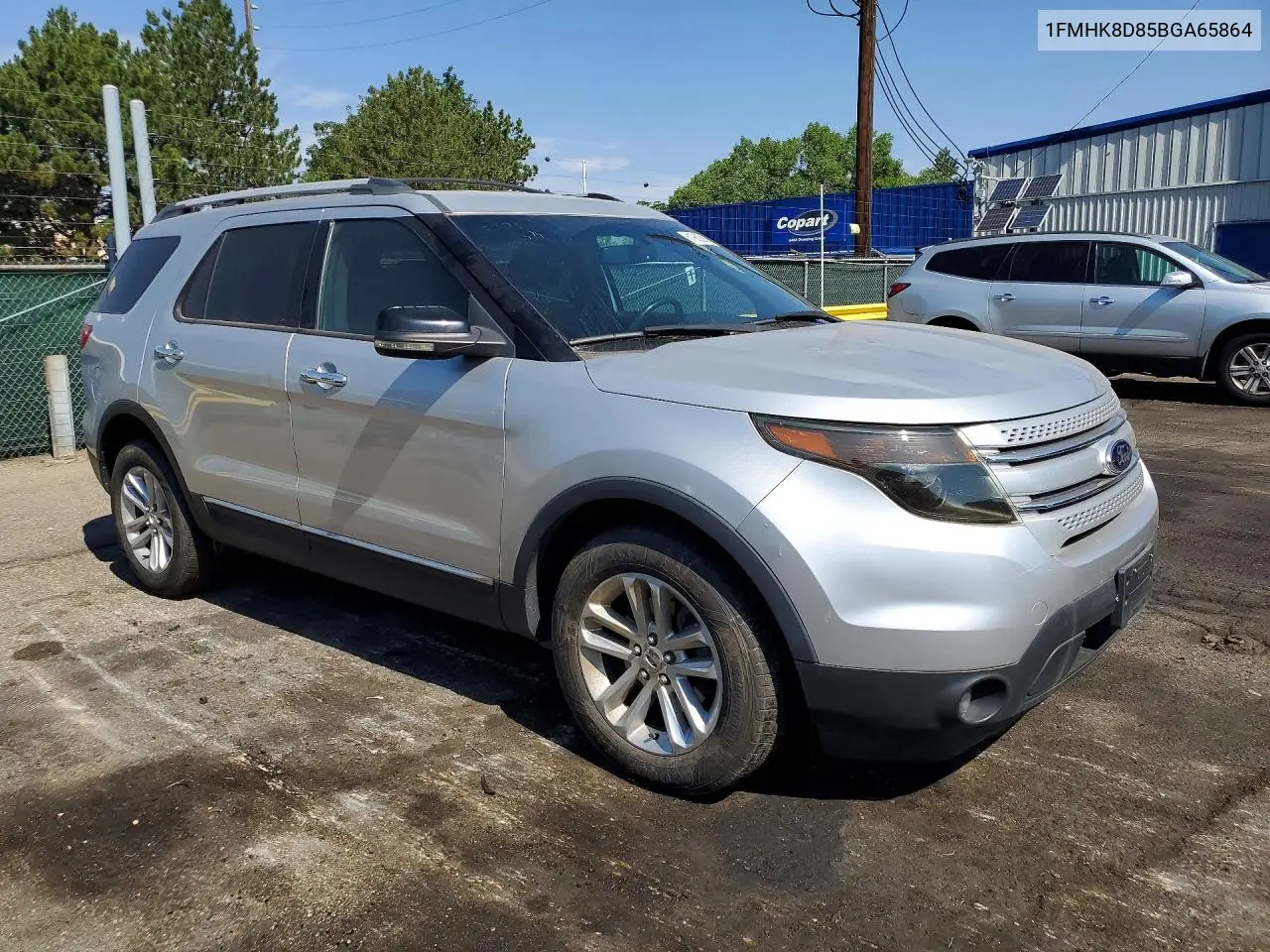 2011 Ford Explorer Xlt VIN: 1FMHK8D85BGA65864 Lot: 61982286