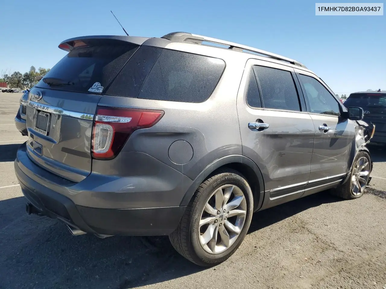 1FMHK7D82BGA93437 2011 Ford Explorer Xlt