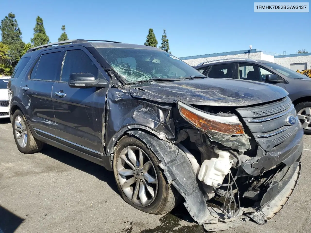 1FMHK7D82BGA93437 2011 Ford Explorer Xlt
