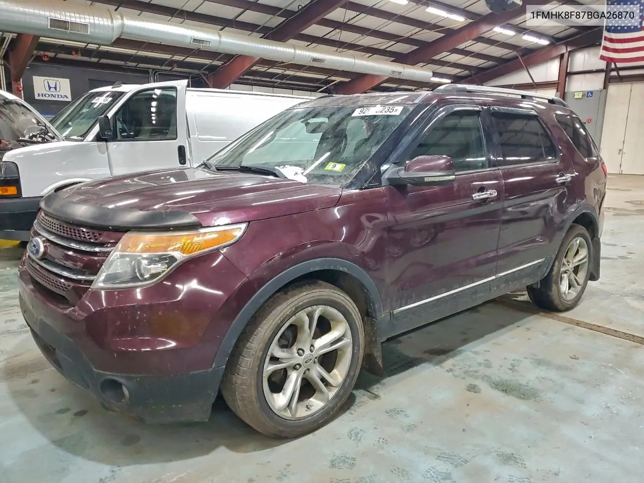 1FMHK8F87BGA26870 2011 Ford Explorer Limited