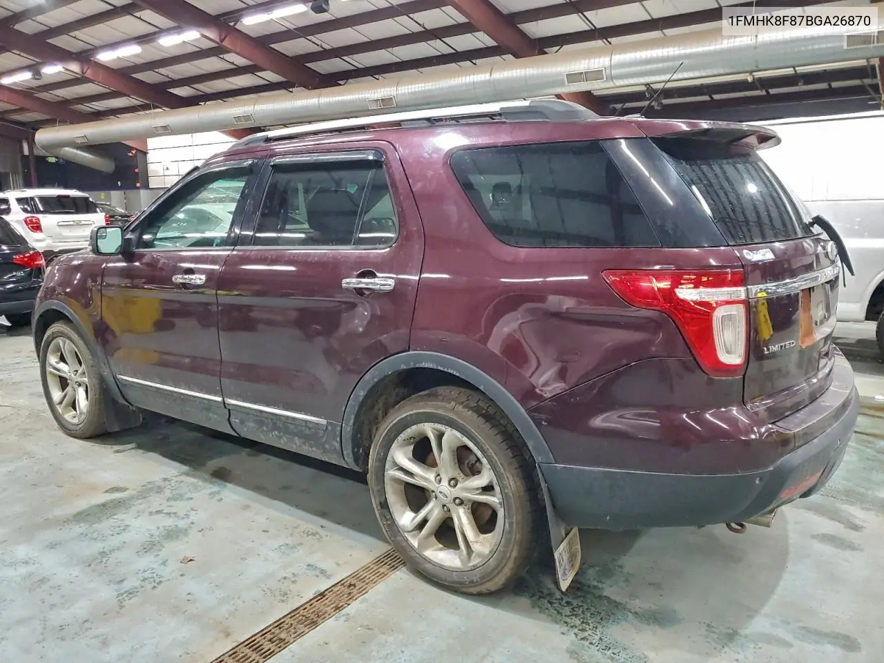 1FMHK8F87BGA26870 2011 Ford Explorer Limited
