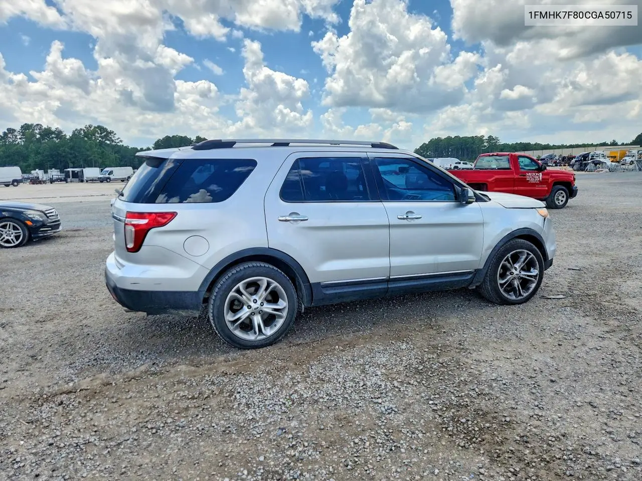 2012 Ford Explorer Limited VIN: 1FMHK7F80CGA50715 Lot: 60918836