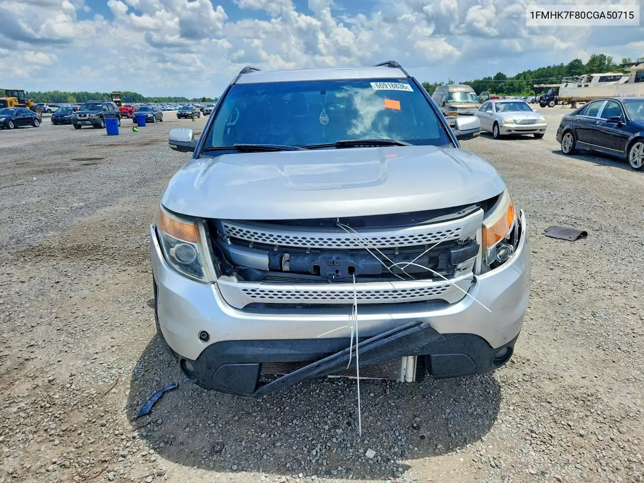 2012 Ford Explorer Limited VIN: 1FMHK7F80CGA50715 Lot: 60918836