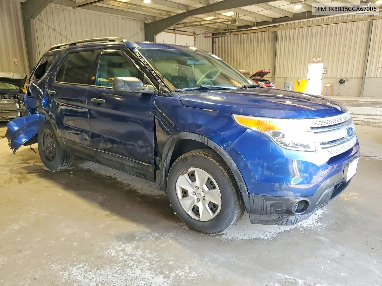 2012 Ford Explorer VIN: 1FMHK8B85CGA67005 Lot: 61545706