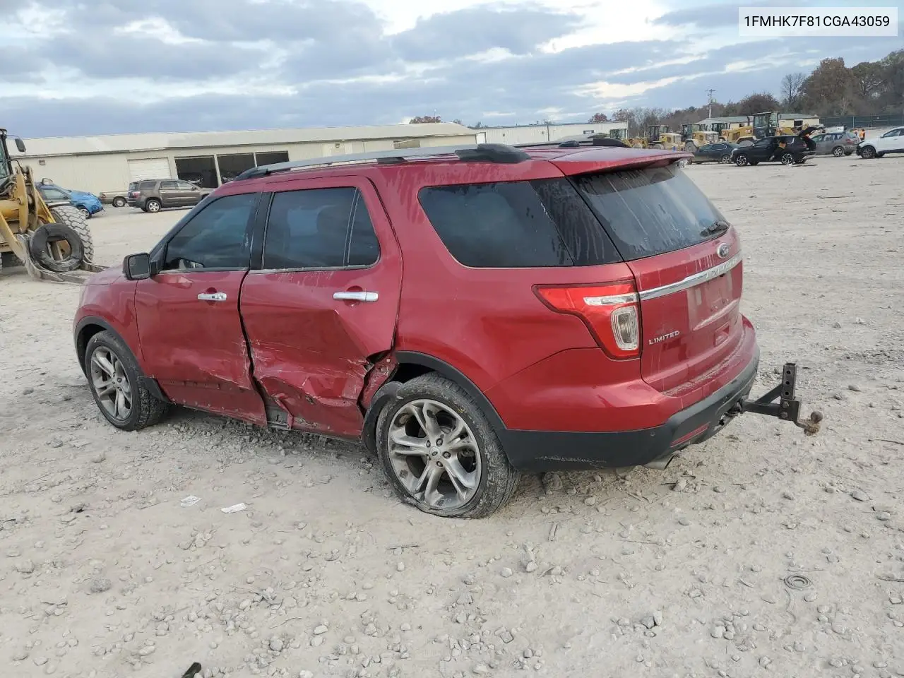 1FMHK7F81CGA43059 2012 Ford Explorer Limited