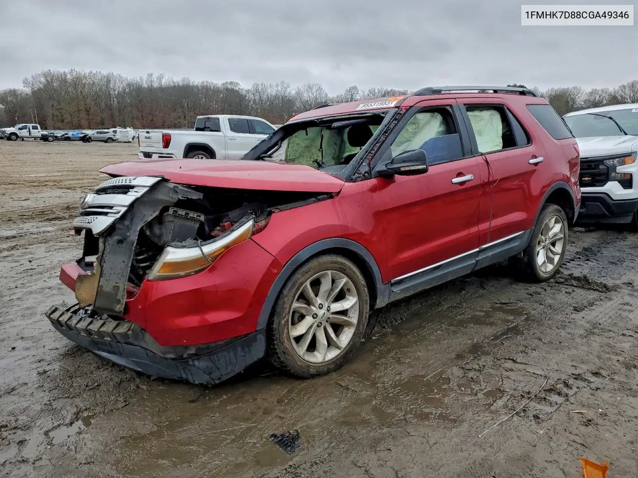 1FMHK7D88CGA49346 2012 Ford Explorer Xlt