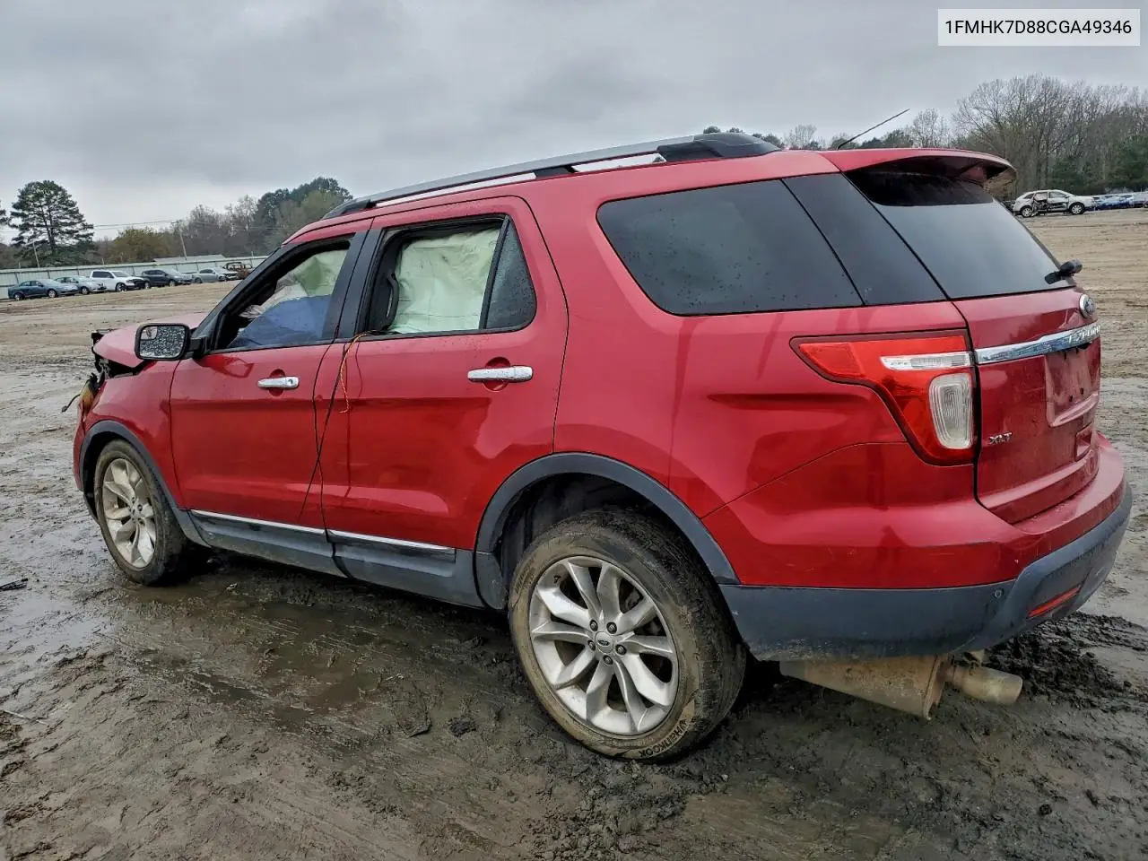 1FMHK7D88CGA49346 2012 Ford Explorer Xlt