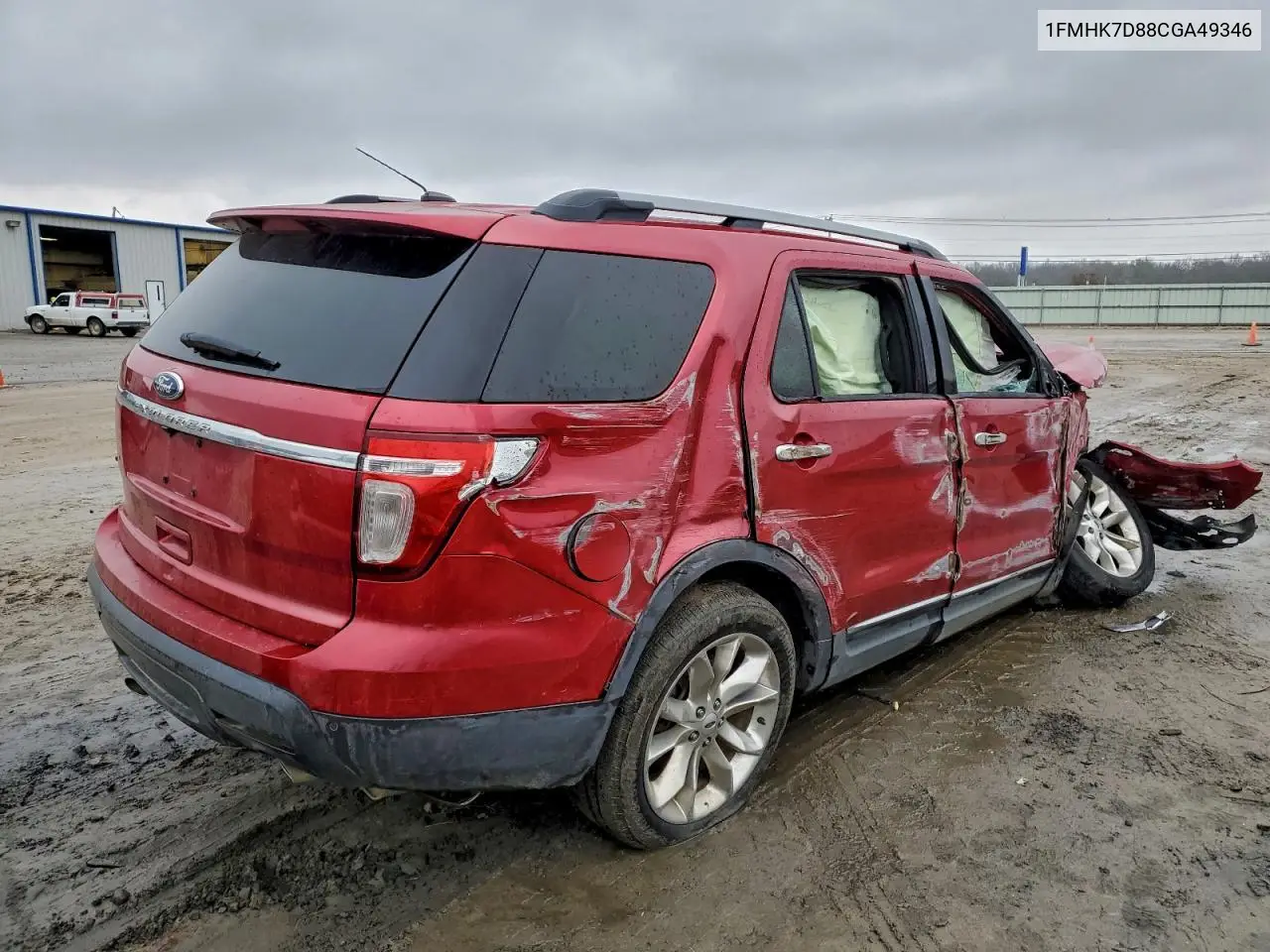 1FMHK7D88CGA49346 2012 Ford Explorer Xlt