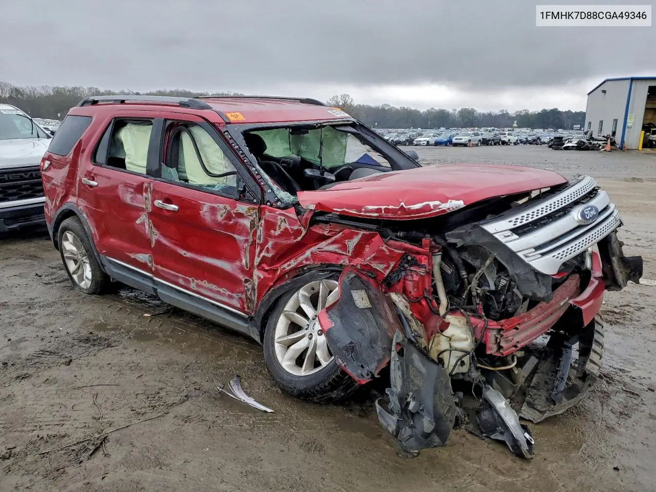 1FMHK7D88CGA49346 2012 Ford Explorer Xlt