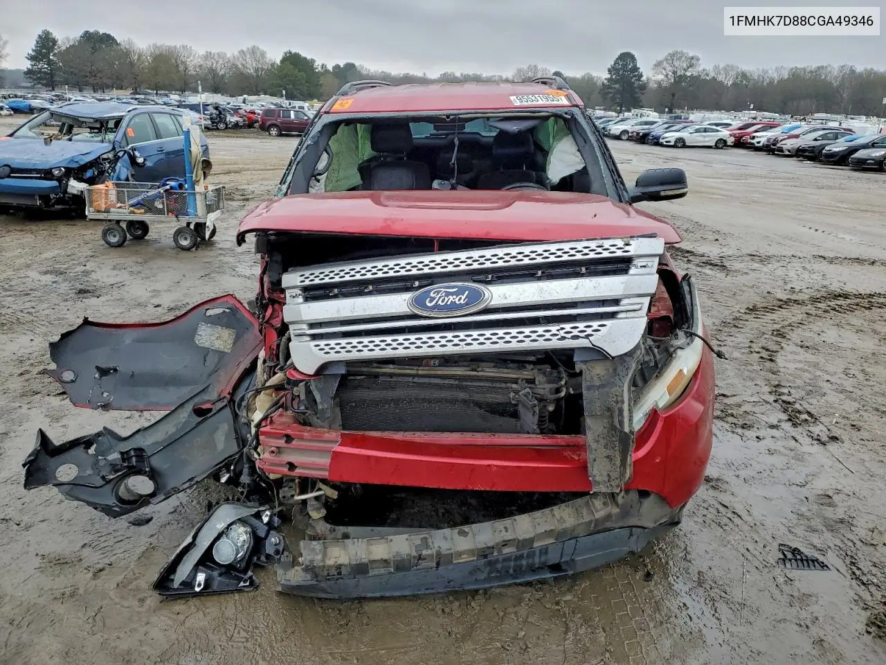 1FMHK7D88CGA49346 2012 Ford Explorer Xlt