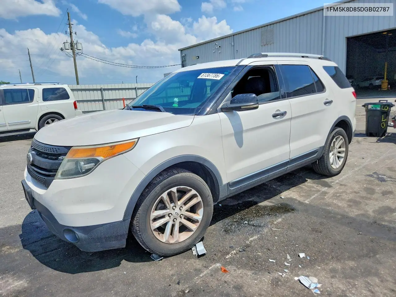2013 Ford Explorer Xlt VIN: 1FM5K8D85DGB02787 Lot: 61367786