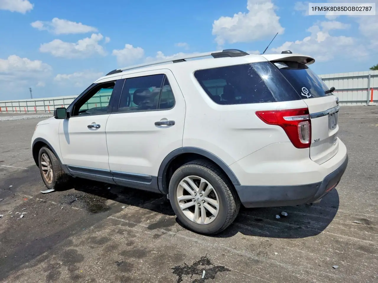 2013 Ford Explorer Xlt VIN: 1FM5K8D85DGB02787 Lot: 61367786