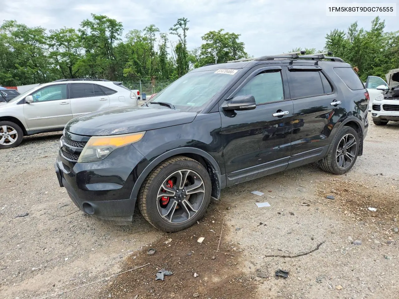 2013 Ford Explorer Sport VIN: 1FM5K8GT9DGC76555 Lot: 61470466