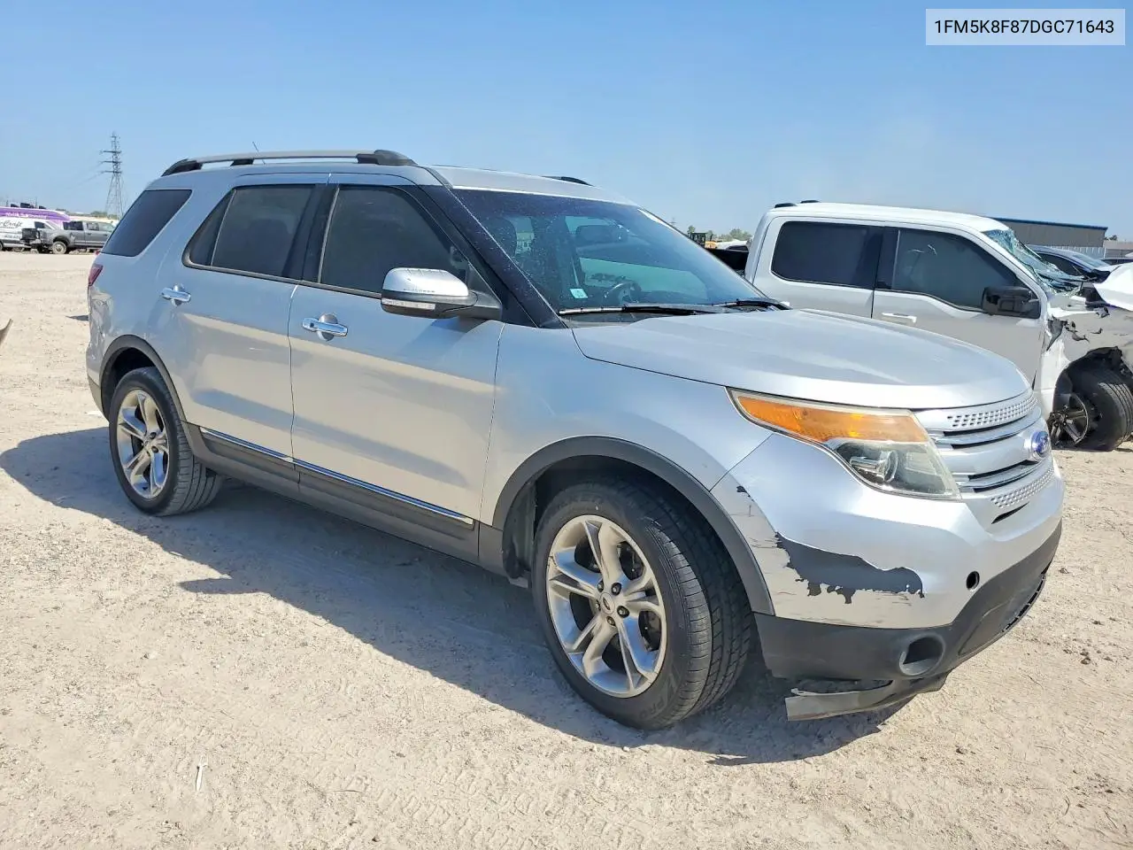 2013 Ford Explorer Limited VIN: 1FM5K8F87DGC71643 Lot: 61492916