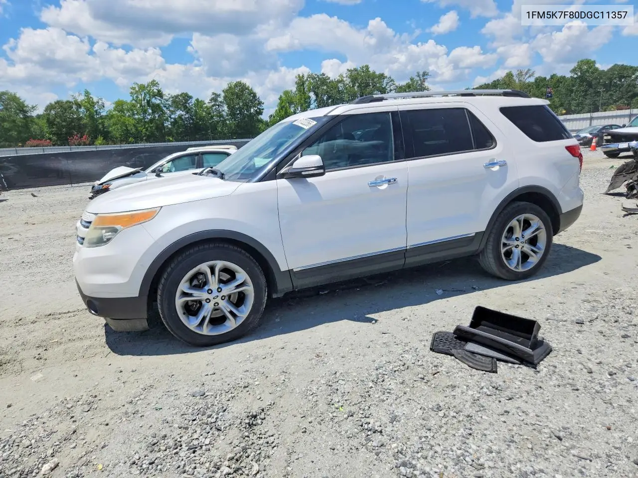 2013 Ford Explorer Limited VIN: 1FM5K7F80DGC11357 Lot: 61722266
