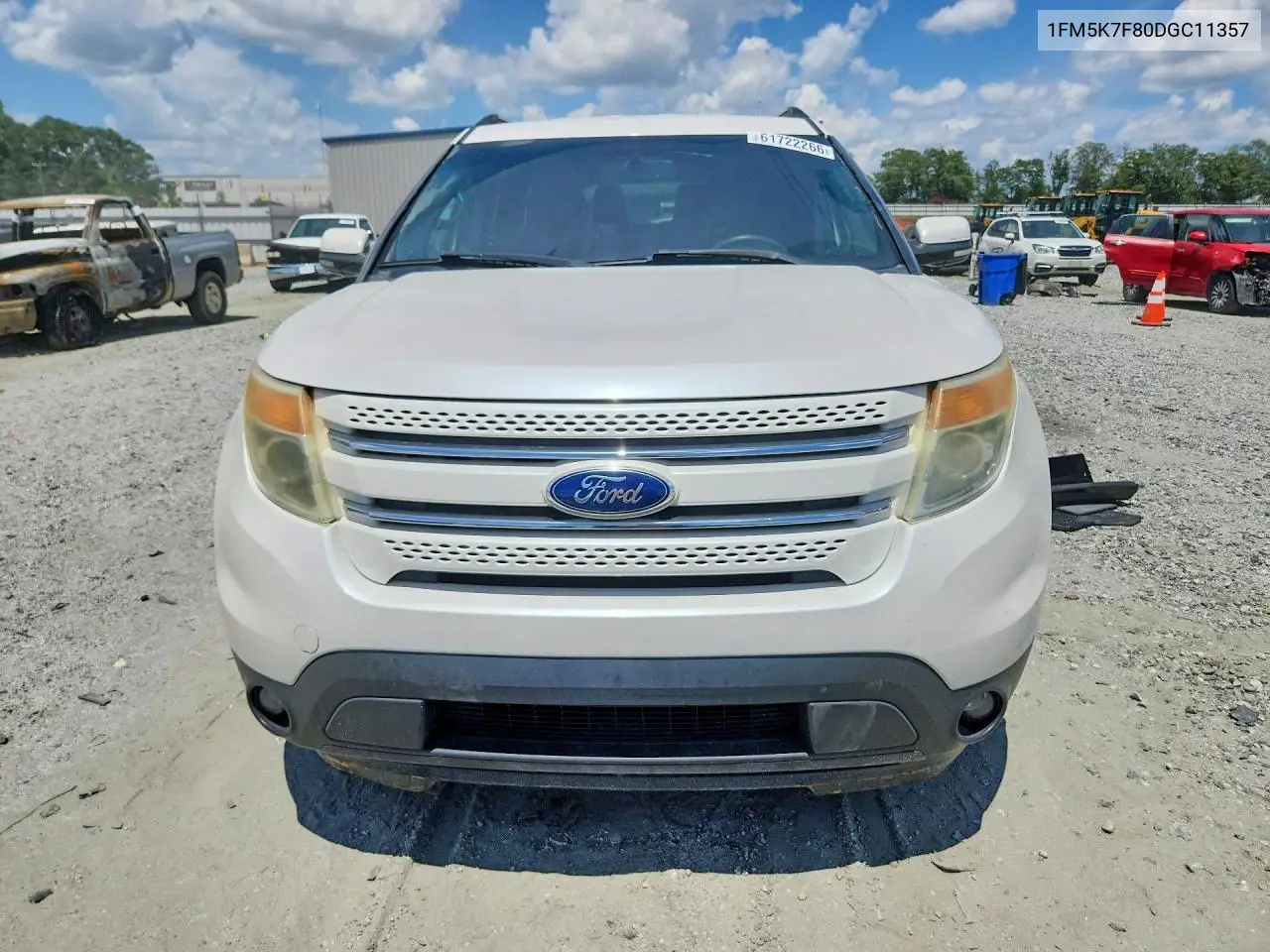 2013 Ford Explorer Limited VIN: 1FM5K7F80DGC11357 Lot: 61722266