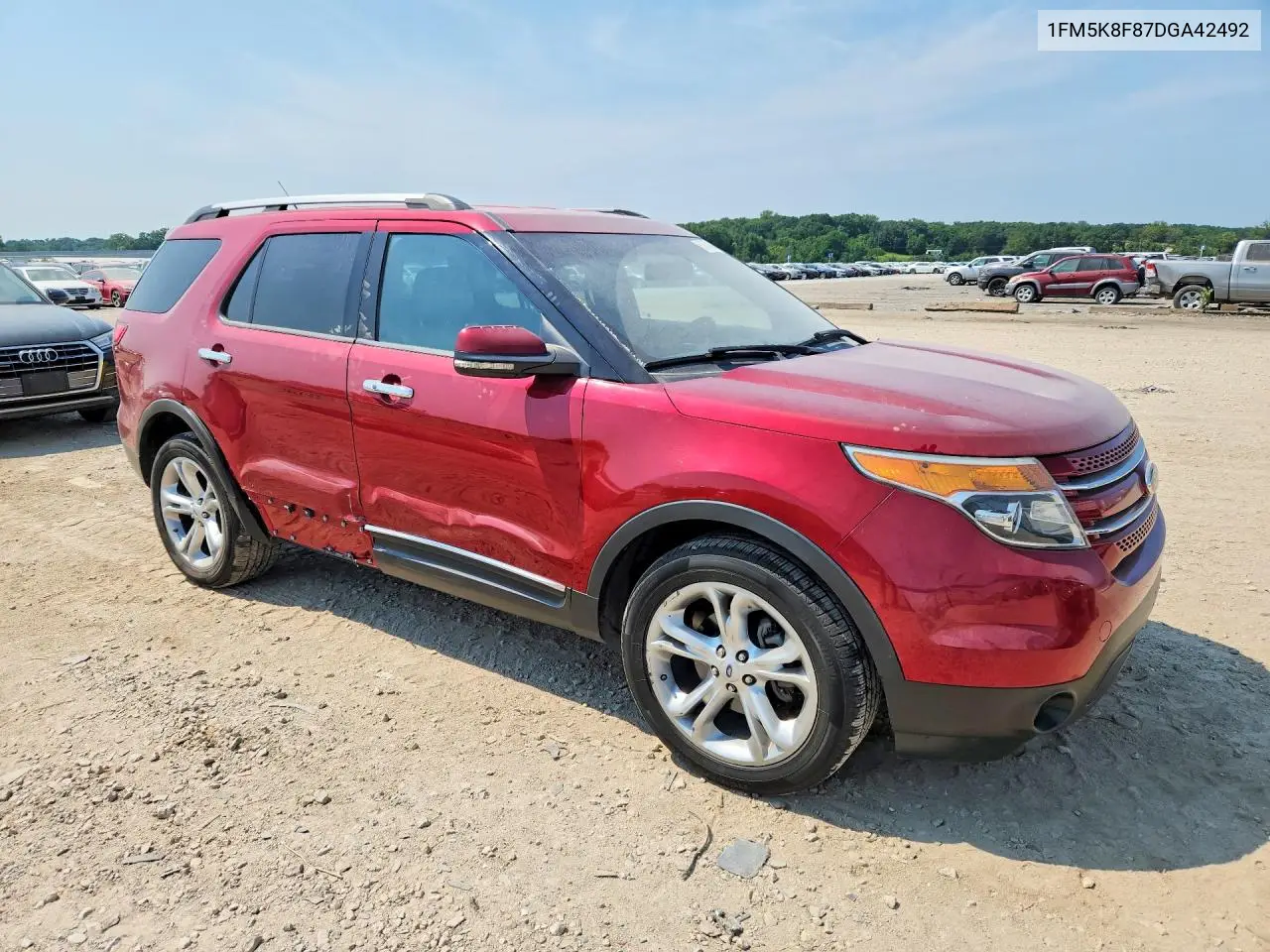2013 Ford Explorer Limited VIN: 1FM5K8F87DGA42492 Lot: 61848346