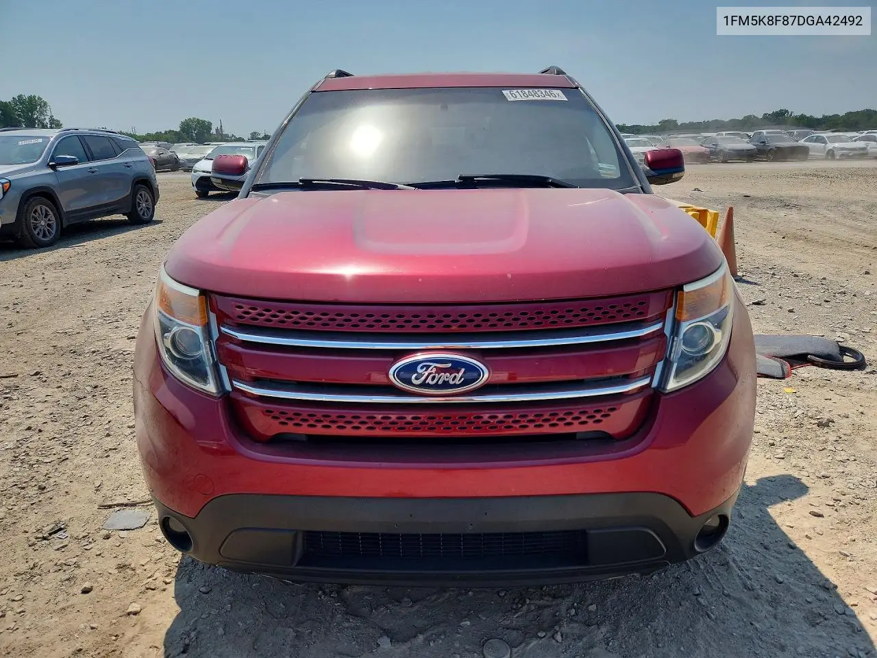 2013 Ford Explorer Limited VIN: 1FM5K8F87DGA42492 Lot: 61848346
