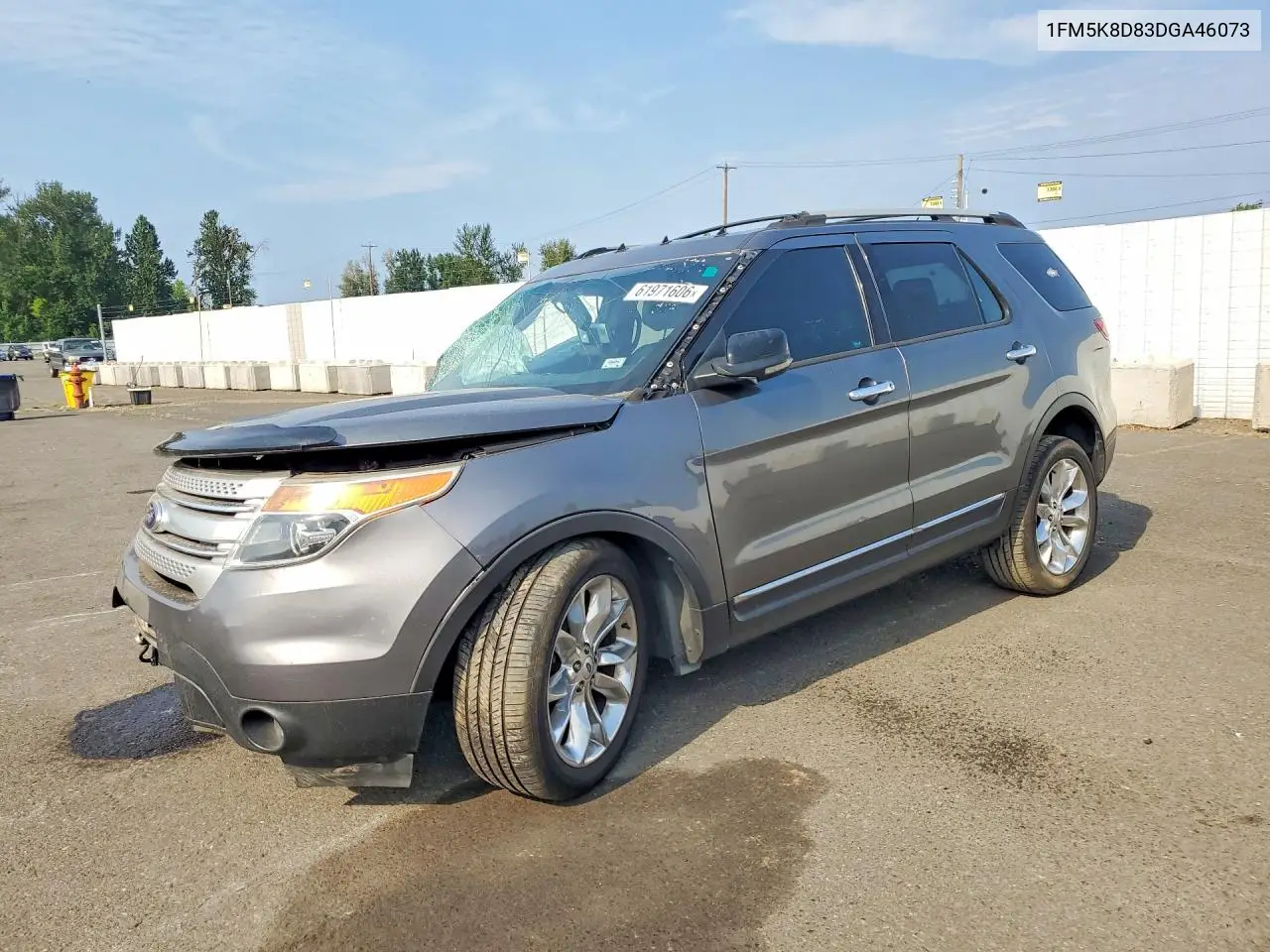 2013 Ford Explorer Xlt VIN: 1FM5K8D83DGA46073 Lot: 61971606