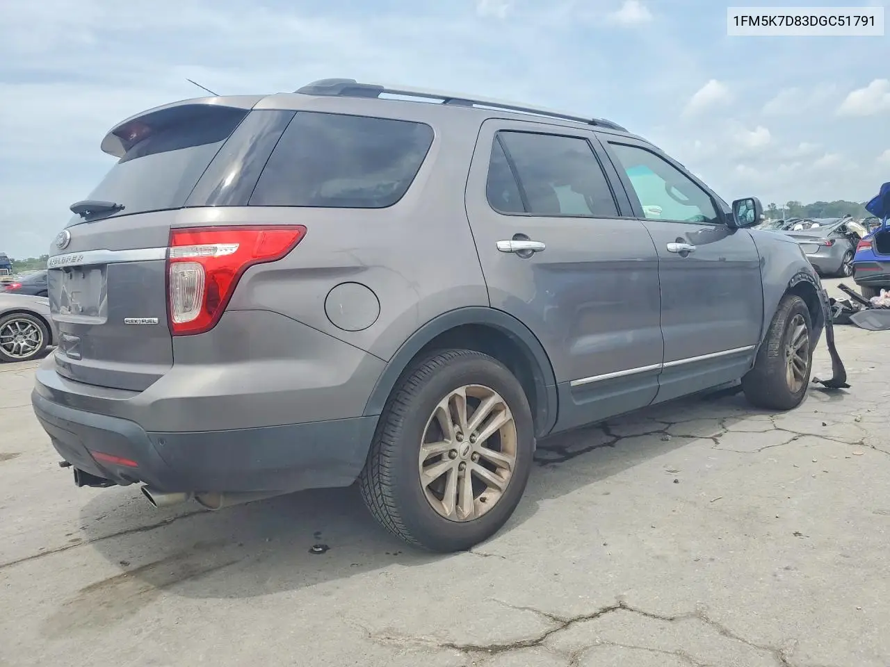 2013 Ford Explorer Xlt VIN: 1FM5K7D83DGC51791 Lot: 62037066