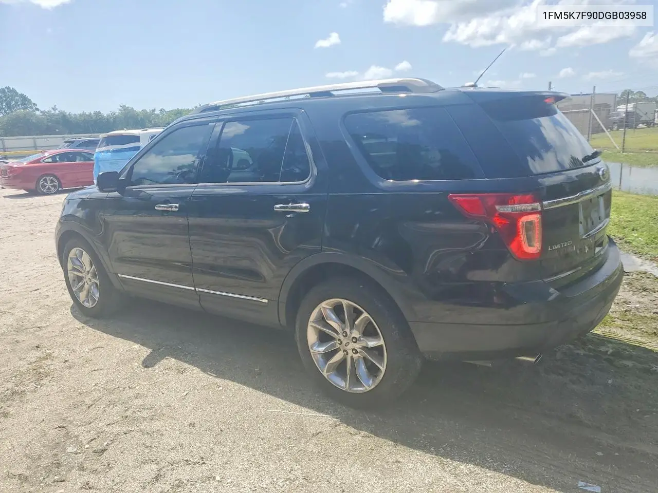 2013 Ford Explorer Limited VIN: 1FM5K7F90DGB03958 Lot: 62057686