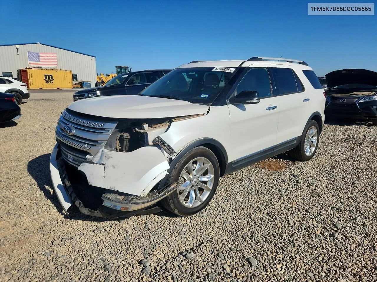 2013 Ford Explorer Xlt VIN: 1FM5K7D86DGC05565 Lot: 62069256