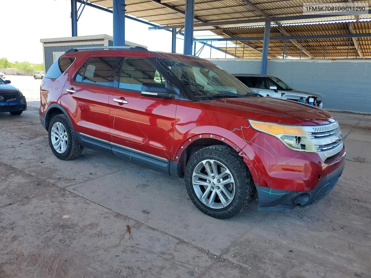 1FM5K7D81DGC11290 2013 Ford Explorer Xlt