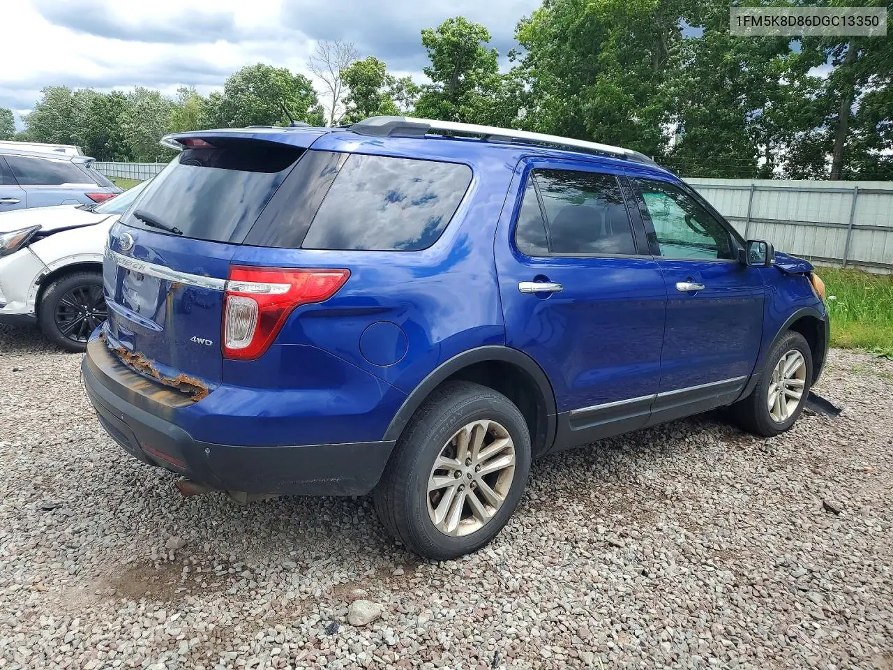 1FM5K8D86DGC13350 2013 Ford Explorer Xlt