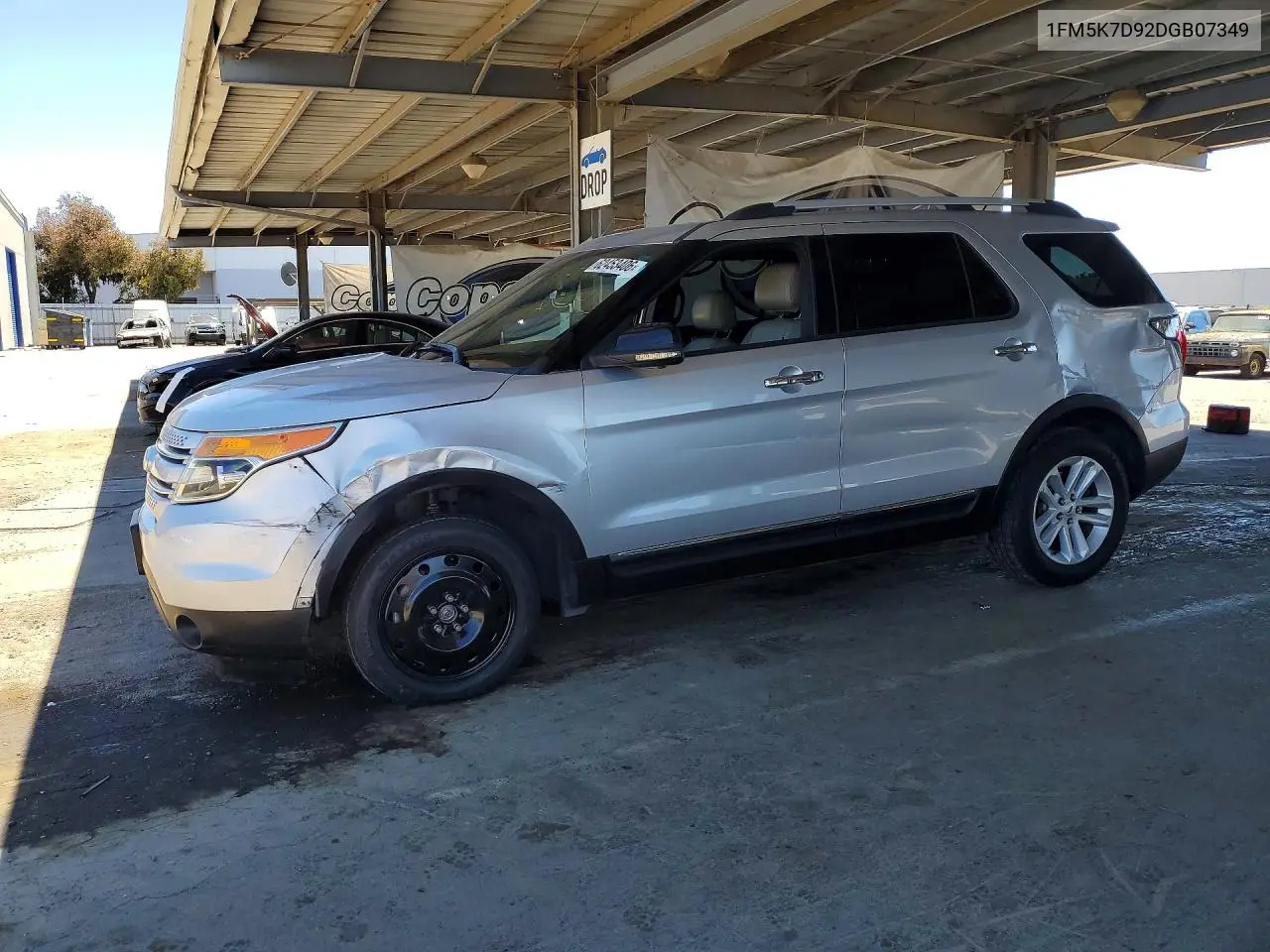 2013 Ford Explorer Xlt VIN: 1FM5K7D92DGB07349 Lot: 62453406