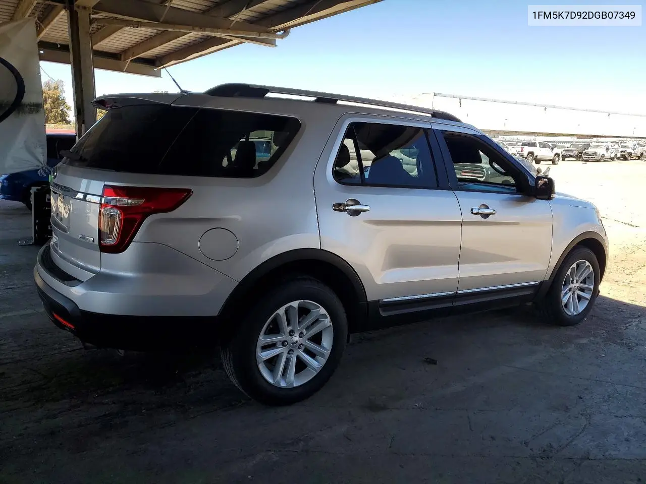 2013 Ford Explorer Xlt VIN: 1FM5K7D92DGB07349 Lot: 62453406