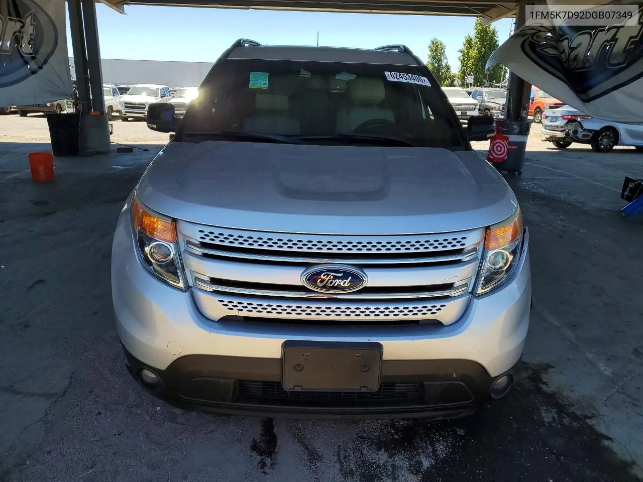 2013 Ford Explorer Xlt VIN: 1FM5K7D92DGB07349 Lot: 62453406