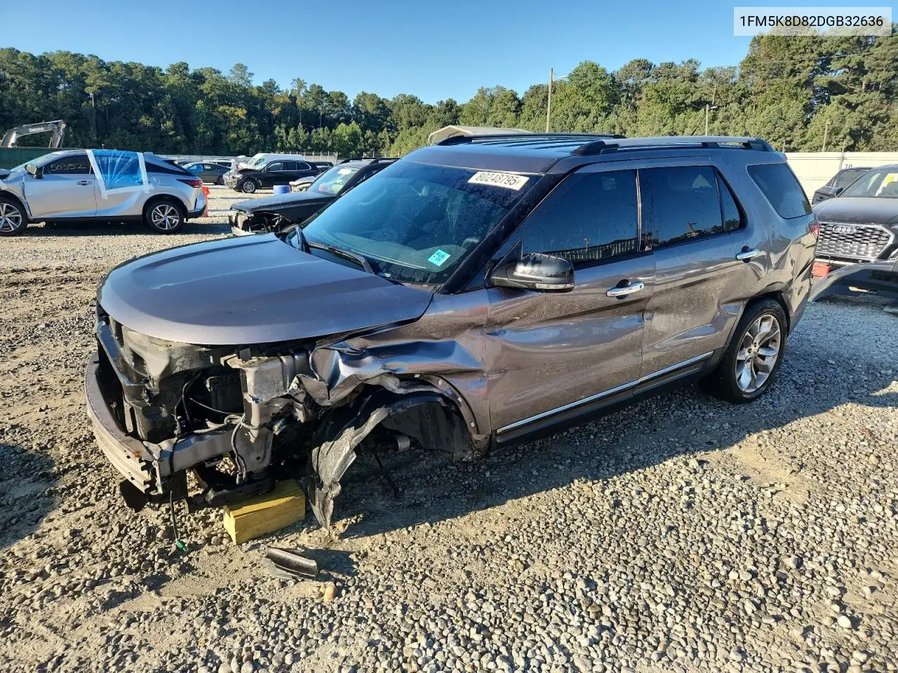 1FM5K8D82DGB32636 2013 Ford Explorer Xlt