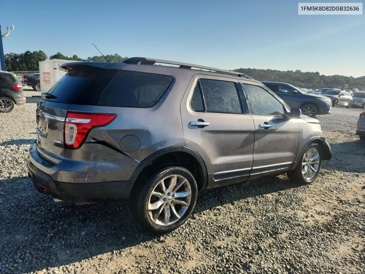 1FM5K8D82DGB32636 2013 Ford Explorer Xlt
