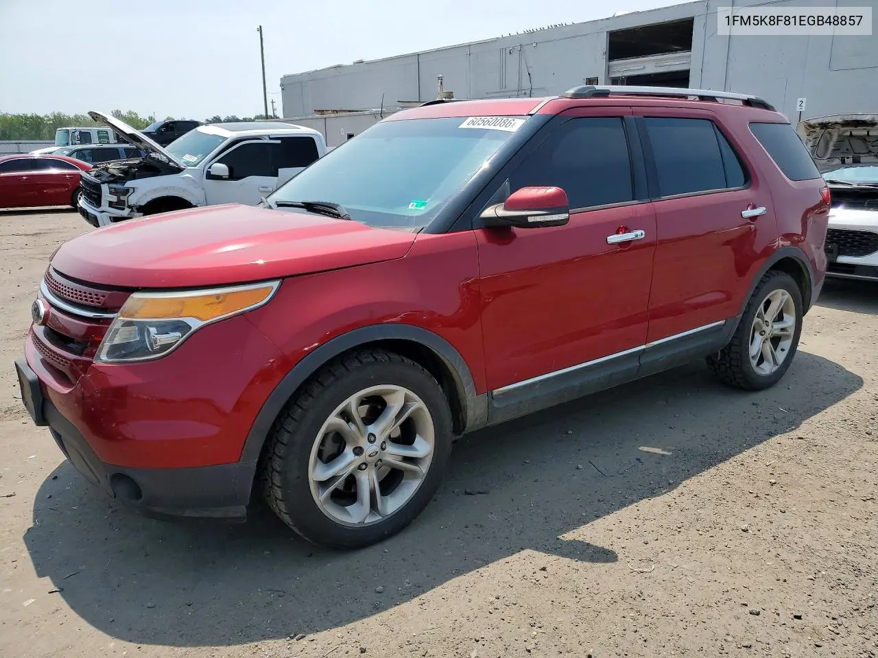 2014 Ford Explorer Limited VIN: 1FM5K8F81EGB48857 Lot: 60560086