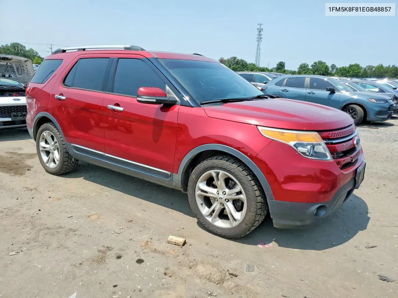 2014 Ford Explorer Limited VIN: 1FM5K8F81EGB48857 Lot: 60560086
