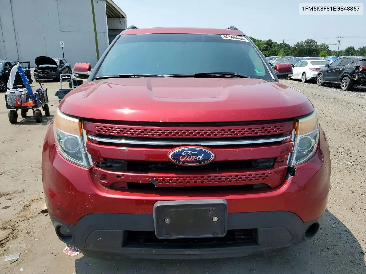 2014 Ford Explorer Limited VIN: 1FM5K8F81EGB48857 Lot: 60560086