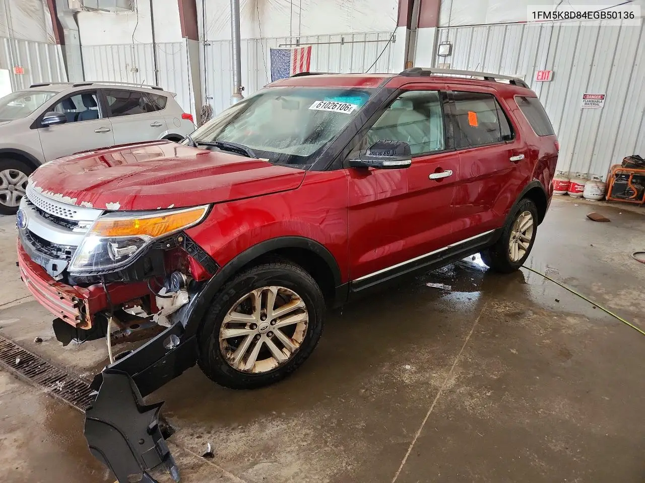 2014 Ford Explorer Xlt VIN: 1FM5K8D84EGB50136 Lot: 61026106