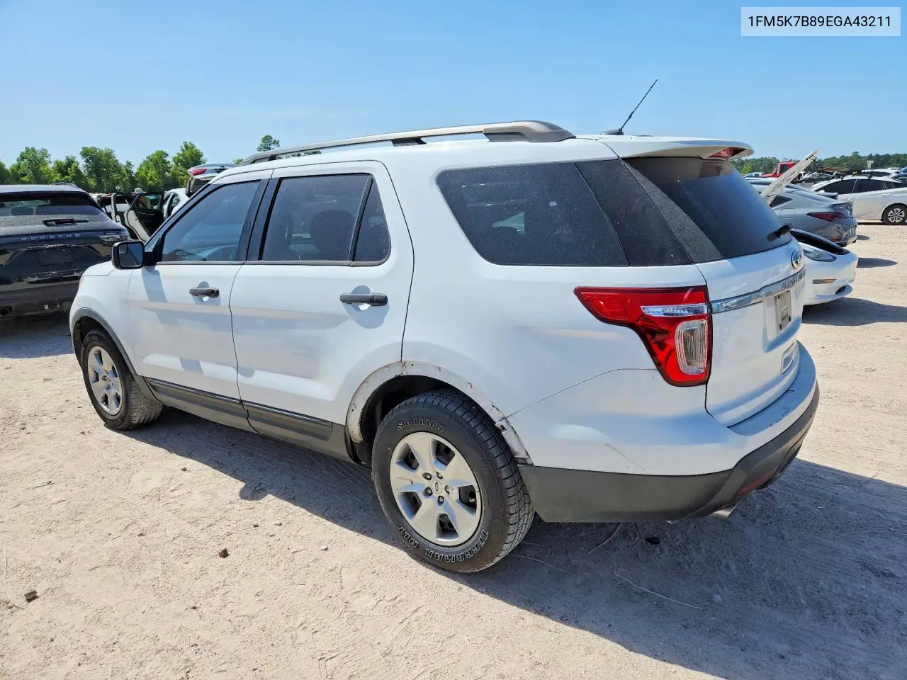 2014 Ford Explorer VIN: 1FM5K7B89EGA43211 Lot: 61325776