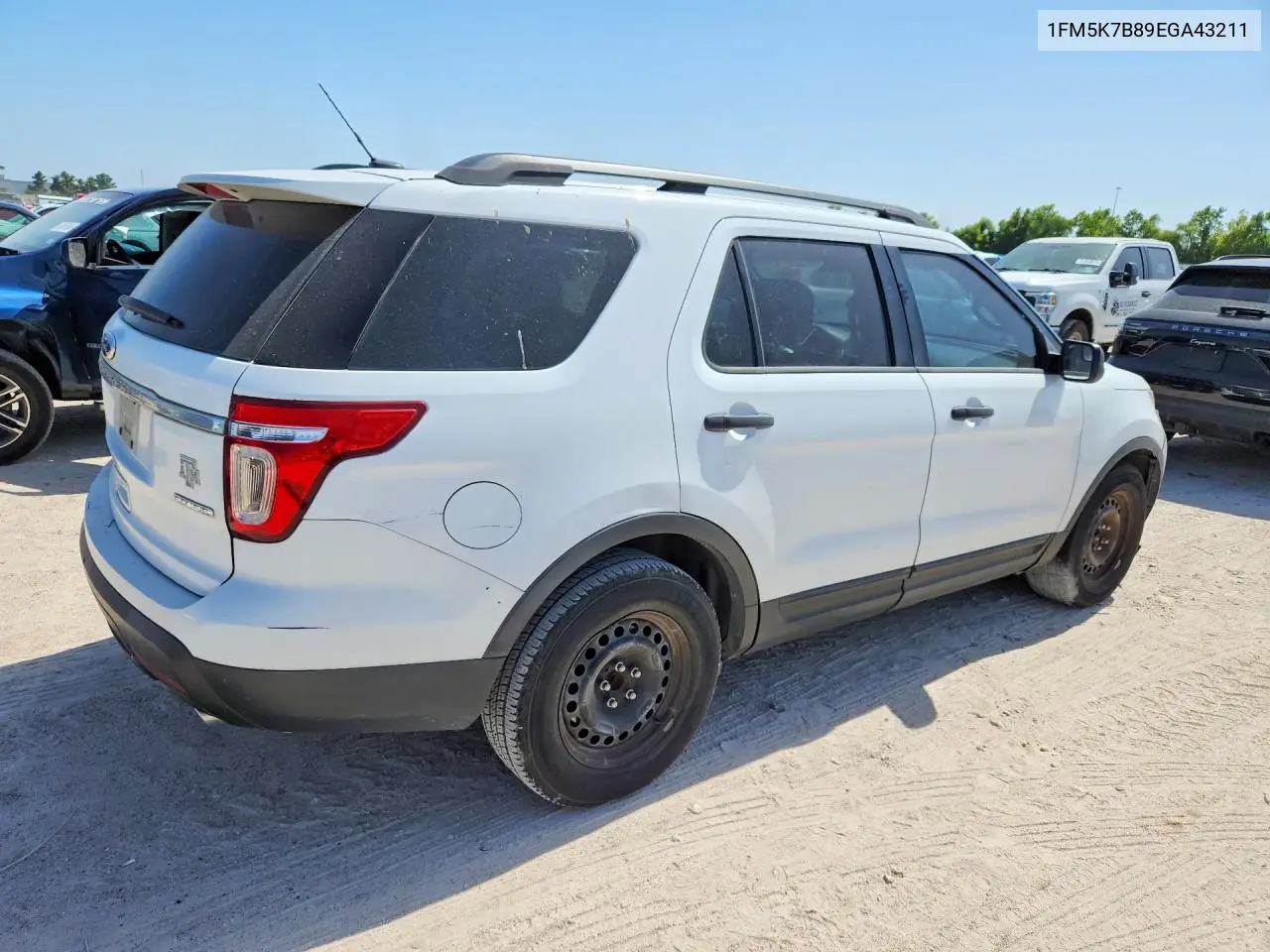 2014 Ford Explorer VIN: 1FM5K7B89EGA43211 Lot: 61325776