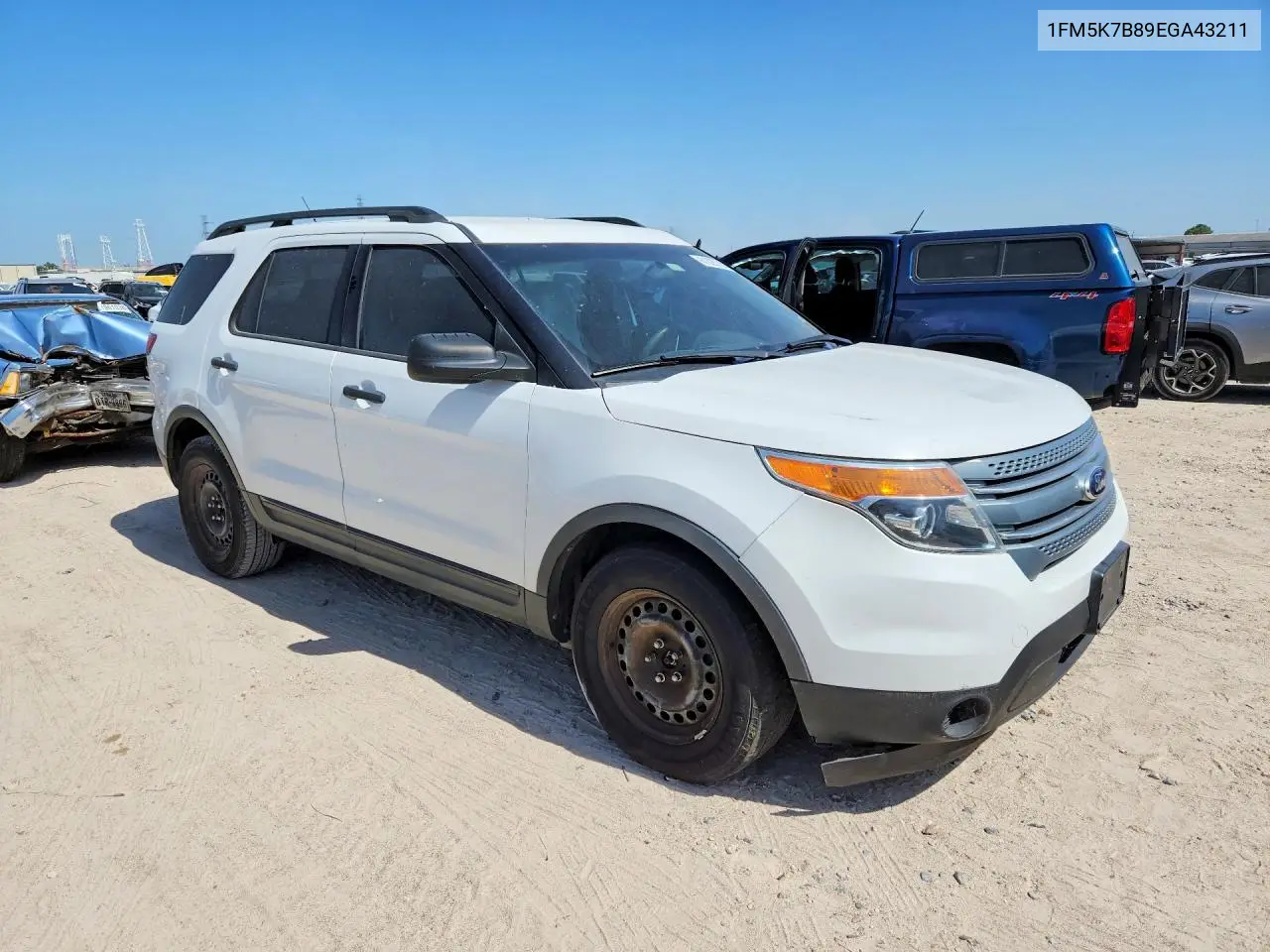 2014 Ford Explorer VIN: 1FM5K7B89EGA43211 Lot: 61325776
