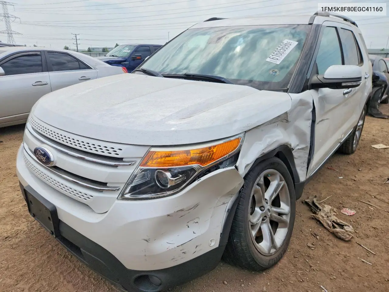 1FM5K8F80EGC41160 2014 Ford Explorer Limited