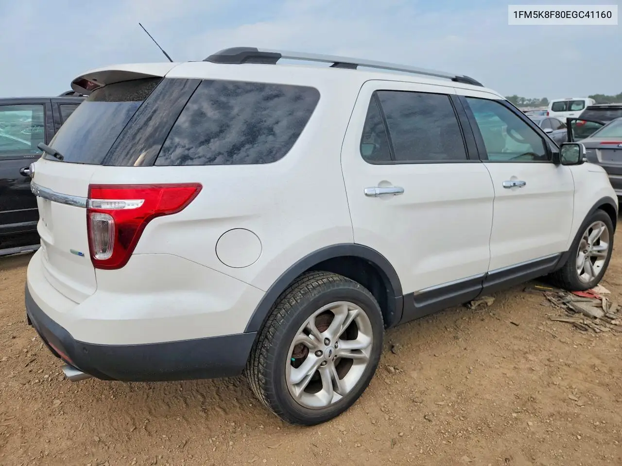 1FM5K8F80EGC41160 2014 Ford Explorer Limited