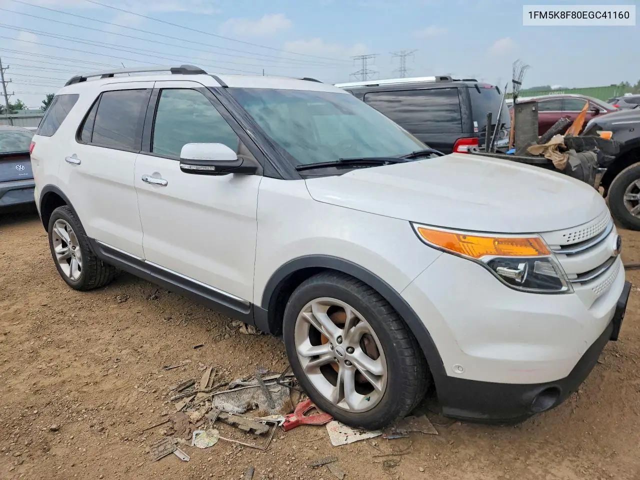 1FM5K8F80EGC41160 2014 Ford Explorer Limited