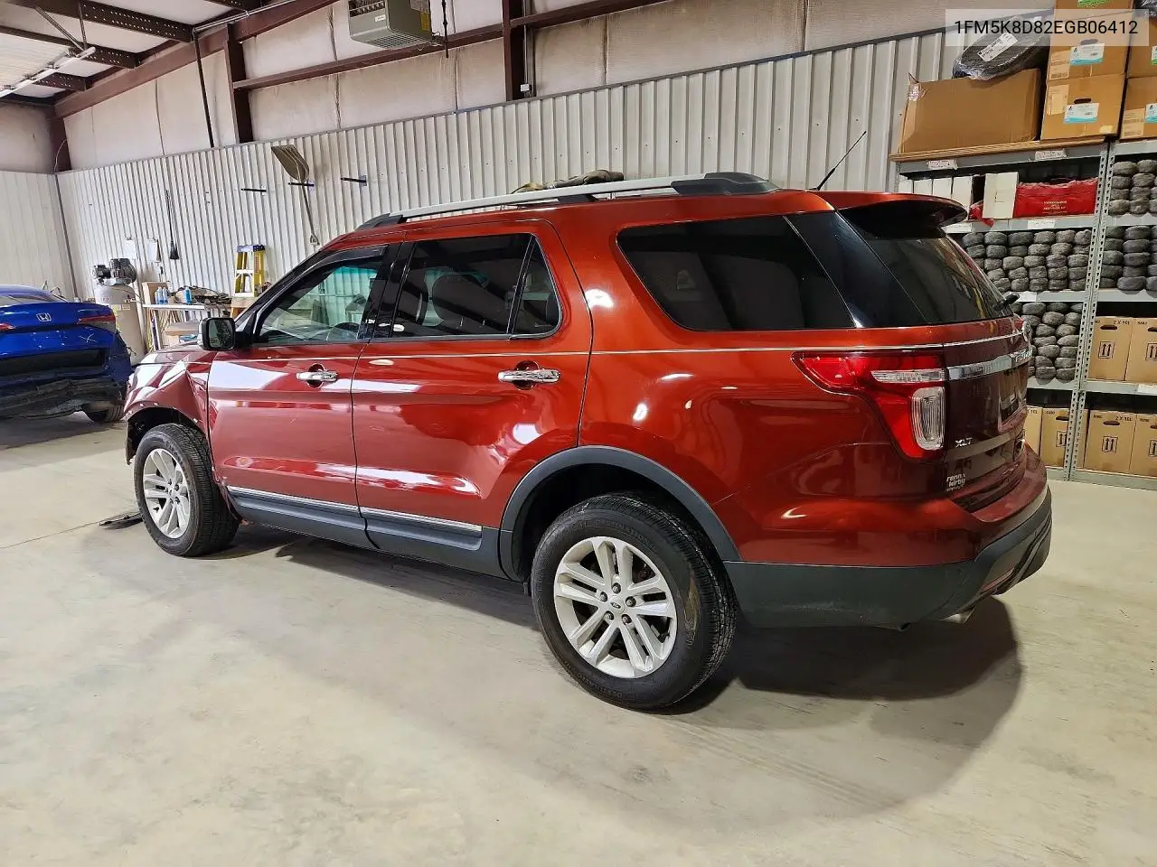 2014 Ford Explorer Xlt VIN: 1FM5K8D82EGB06412 Lot: 61862246