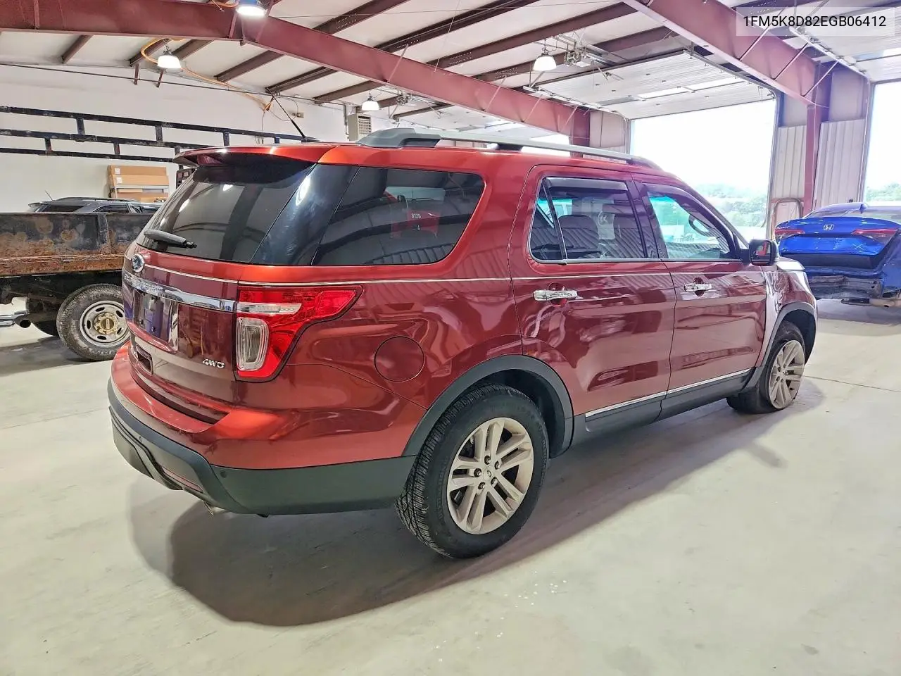 2014 Ford Explorer Xlt VIN: 1FM5K8D82EGB06412 Lot: 61862246