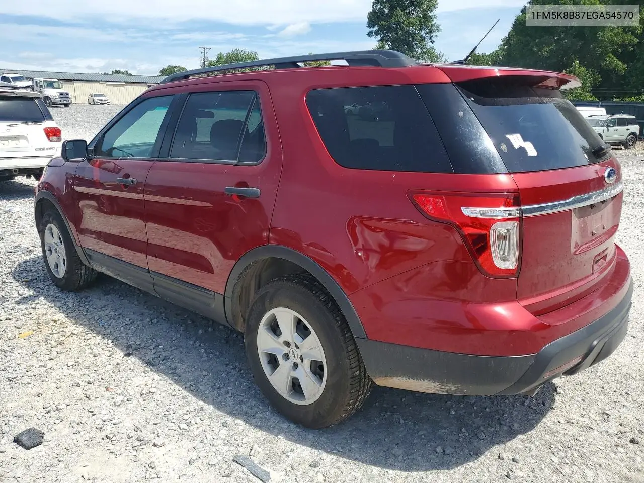 2014 Ford Explorer VIN: 1FM5K8B87EGA54570 Lot: 61920646