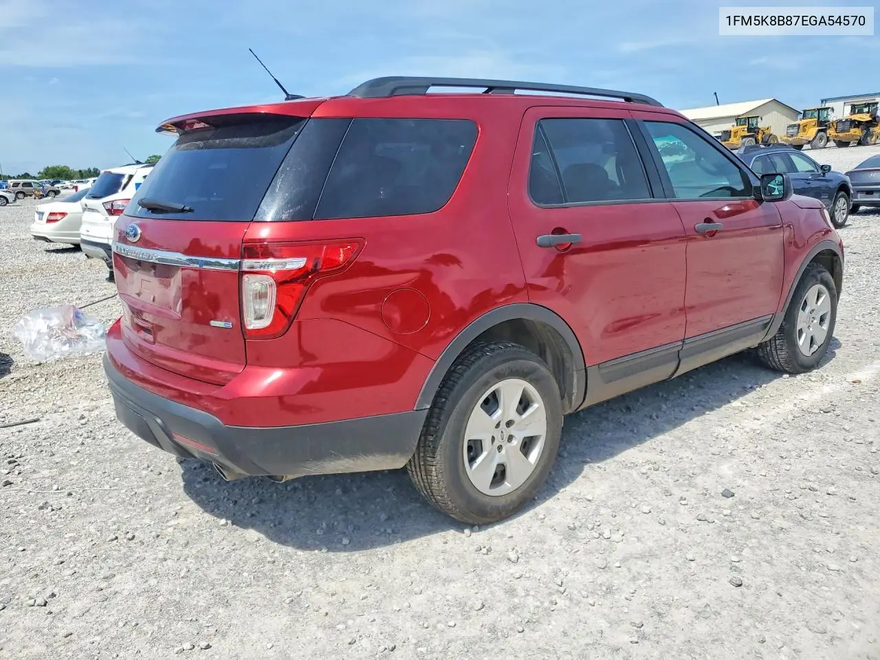 2014 Ford Explorer VIN: 1FM5K8B87EGA54570 Lot: 61920646