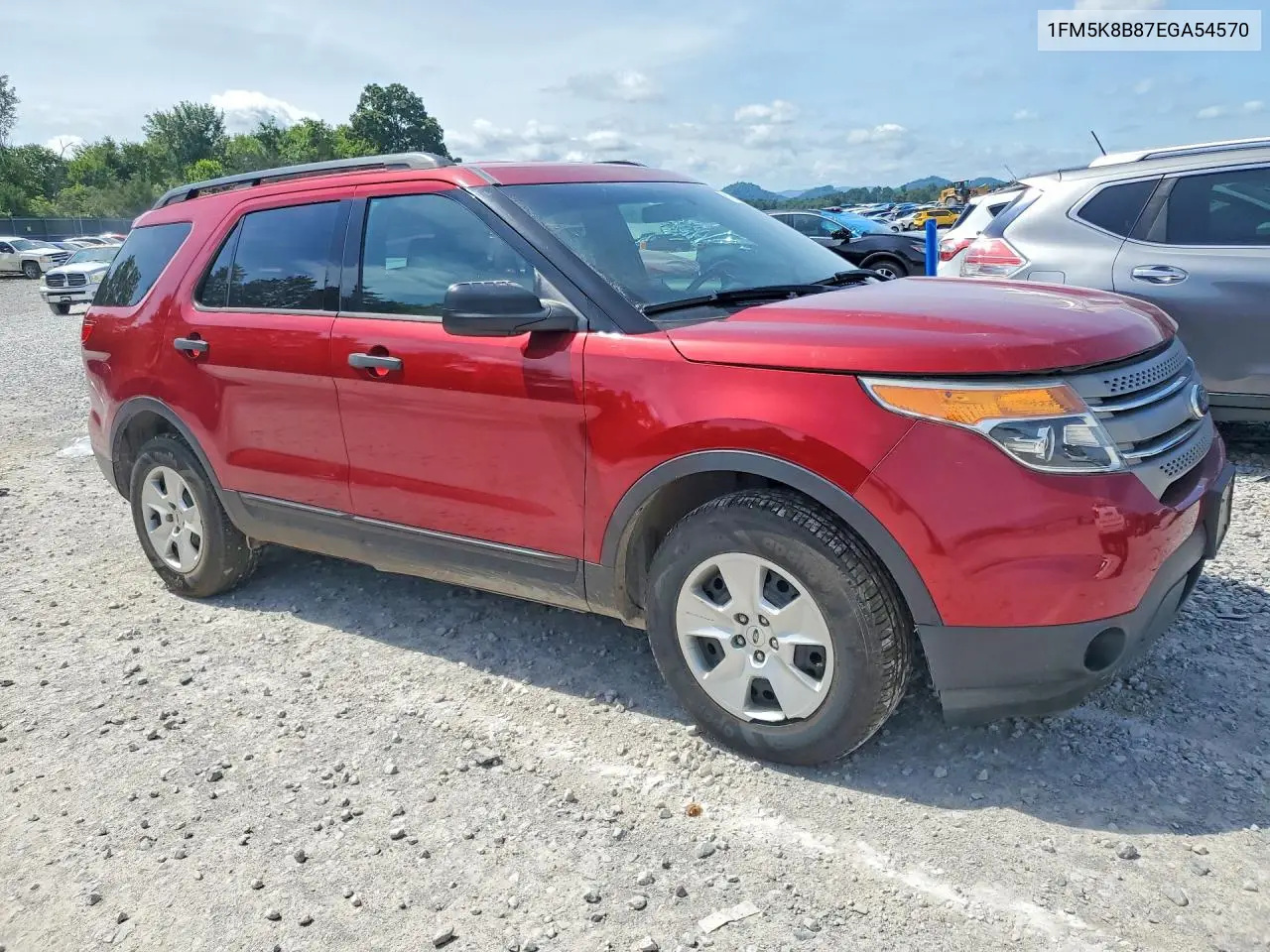 2014 Ford Explorer VIN: 1FM5K8B87EGA54570 Lot: 61920646